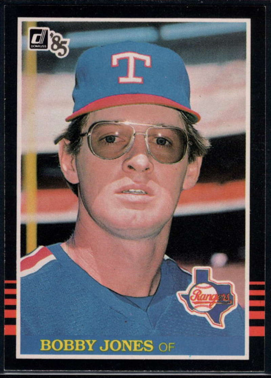 1985 Donruss #134 Bob Jones VG Texas Rangers 