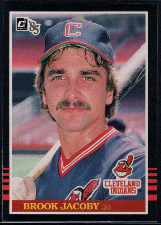 1985 Donruss #154 Brook Jacoby VG Cleveland Indians 