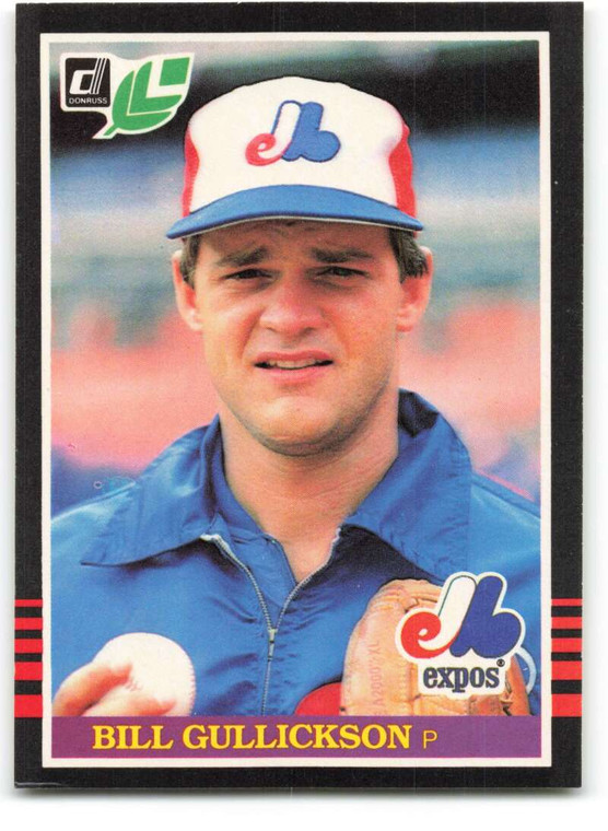1985 Donruss/Leaf #236 Bill Gullickson VG Montreal Expos 