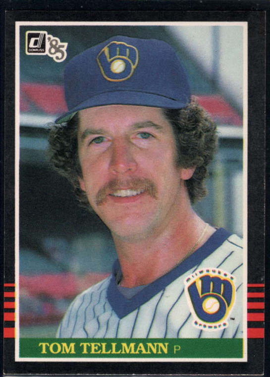 1985 Donruss #246 Tom Tellmann VG Milwaukee Brewers 