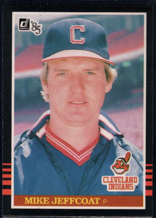 1985 Donruss #251 Mike Jeffcoat VG Cleveland Indians 