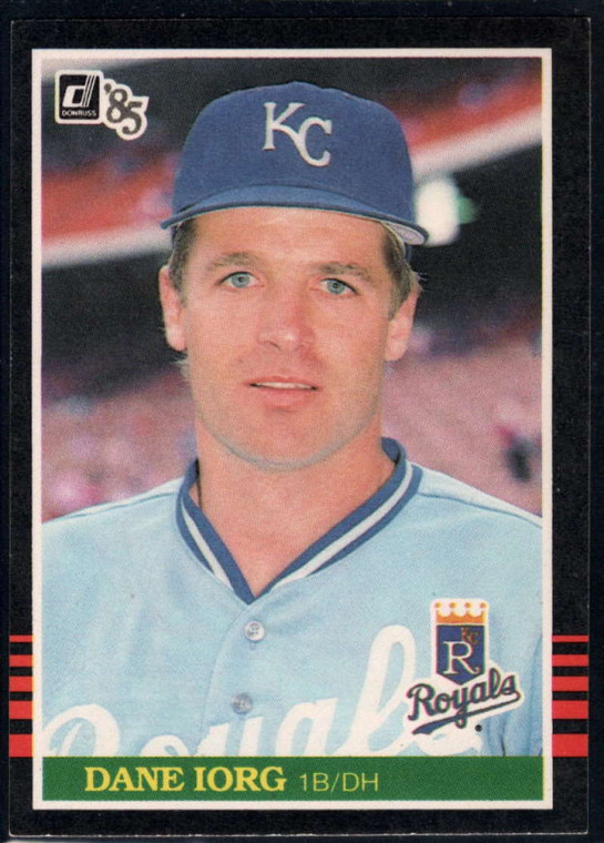 1985 Donruss #252 Dane Iorg VG Kansas City Royals 