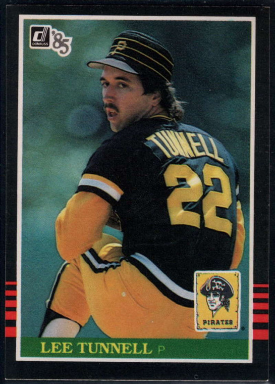 1985 Donruss #288 Lee Tunnell VG Pittsburgh Pirates 