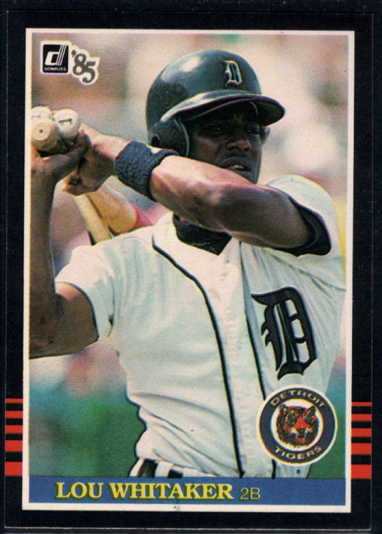 1985 Donruss #293 Lou Whitaker VG Detroit Tigers 