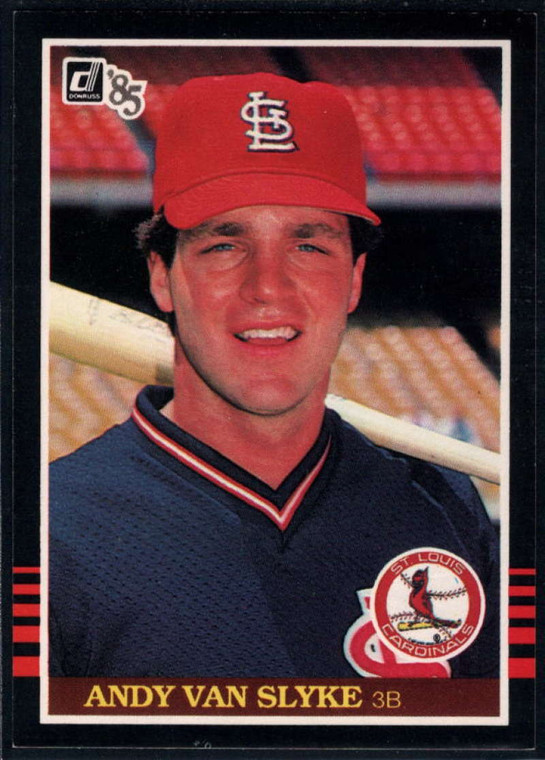 1985 Donruss #327 Andy Van Slyke VG St. Louis Cardinals 
