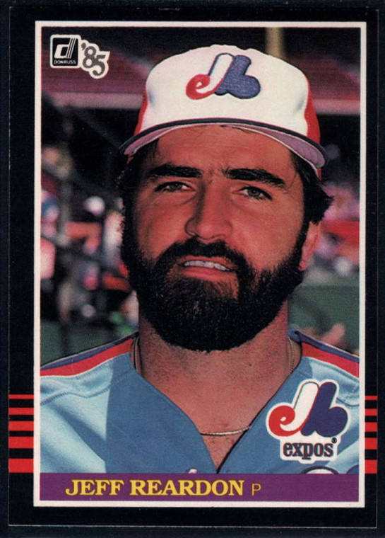 1985 Donruss #331 Jeff Reardon VG Montreal Expos 