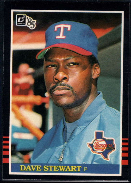 1985 Donruss #343 Dave Stewart VG Texas Rangers 