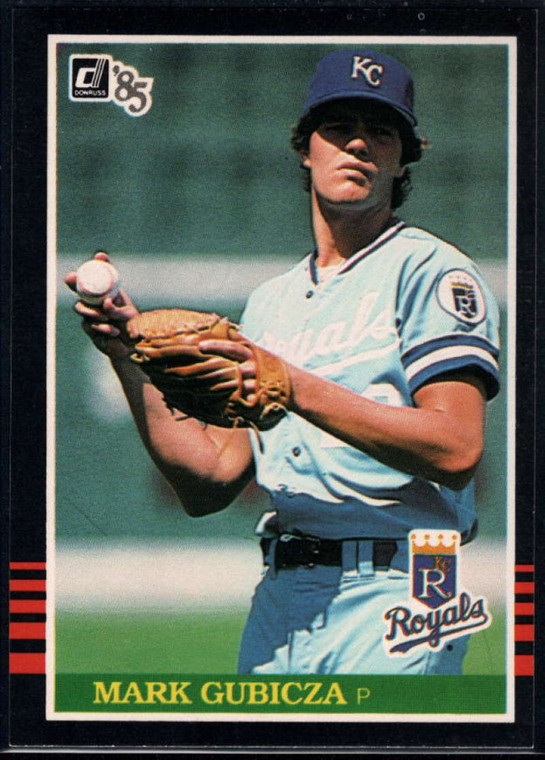 1985 Donruss #344 Mark Gubicza VG RC Rookie Kansas City Royals 