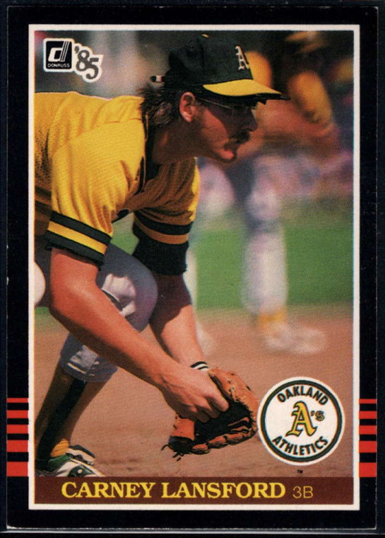 1985 Donruss #345 Carney Lansford VG Oakland Athletics 