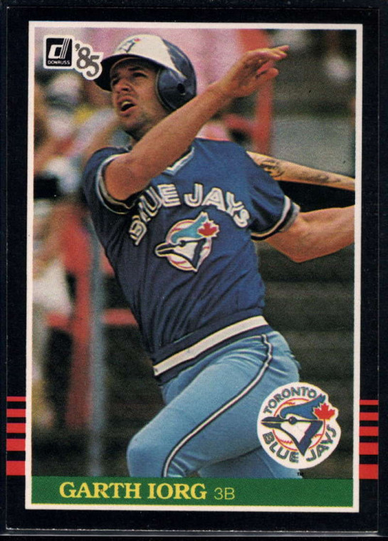 1985 Donruss #363 Garth Iorg VG Toronto Blue Jays 