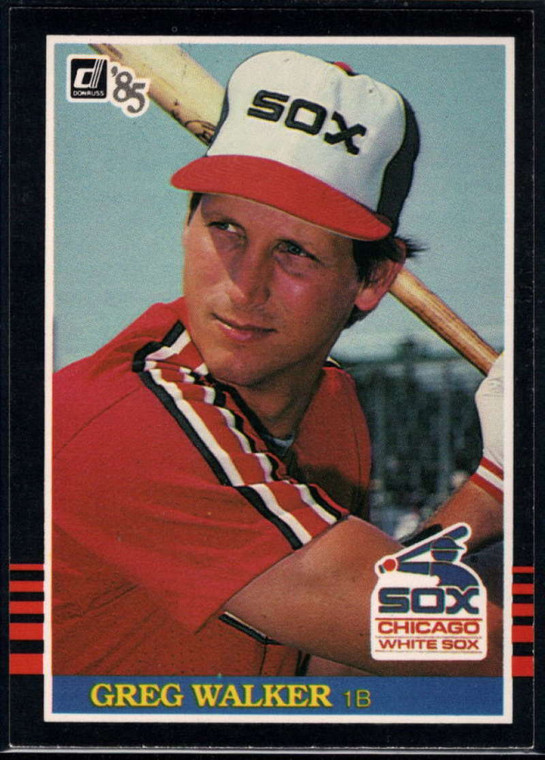1985 Donruss #366 Greg Walker VG Chicago White Sox 