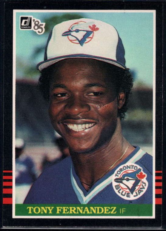 1985 Donruss #390 Tony Fernandez VG Toronto Blue Jays 