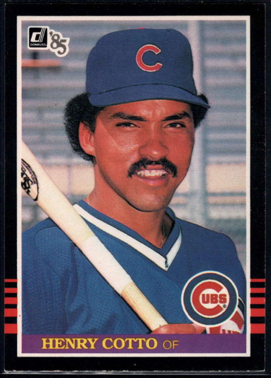 1985 Donruss #411 Henry Cotto VG RC Rookie Chicago Cubs 