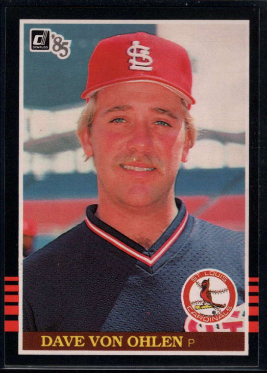 1985 Donruss #412 Dave Von Ohlen VG St. Louis Cardinals 