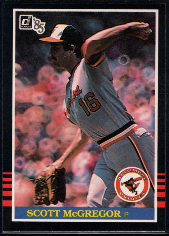 1985 Donruss #413 Scott McGregor VG Baltimore Orioles 