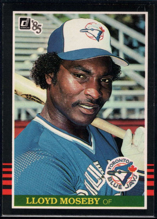 1985 Donruss #437 Lloyd Moseby VG Toronto Blue Jays 