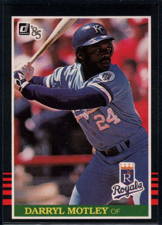 1985 Donruss #461 Darryl Motley VG Kansas City Royals 