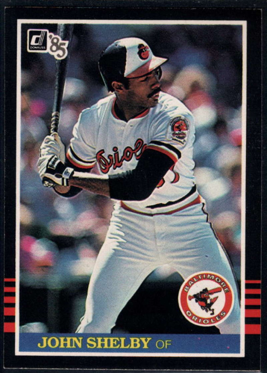 1985 Donruss #472 John Shelby VG Baltimore Orioles 