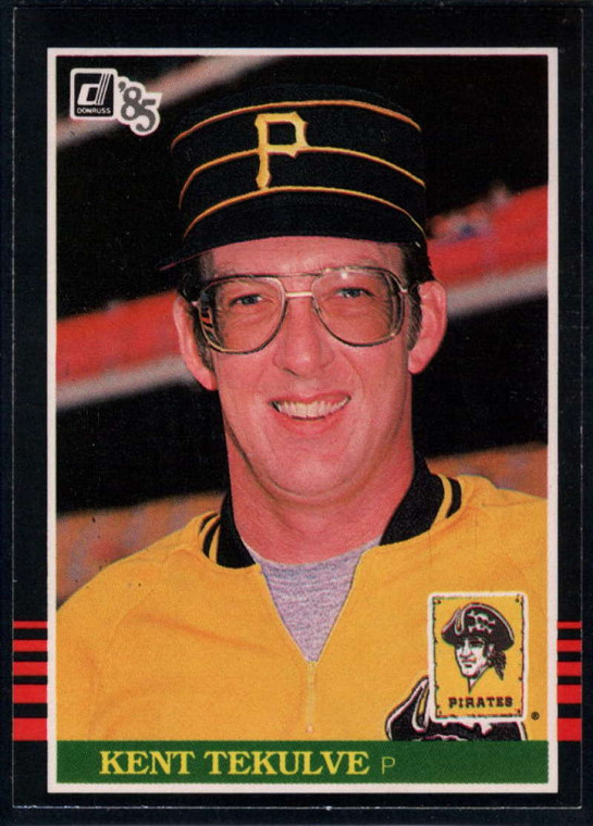 1985 Donruss #479 Kent Tekulve VG Pittsburgh Pirates 