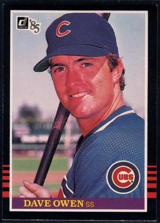 1985 Donruss #483 Dave Owen VG RC Rookie Chicago Cubs 