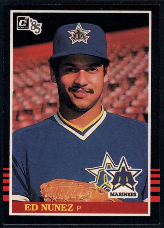 1985 Donruss #484 Edwin Nunez VG Seattle Mariners 