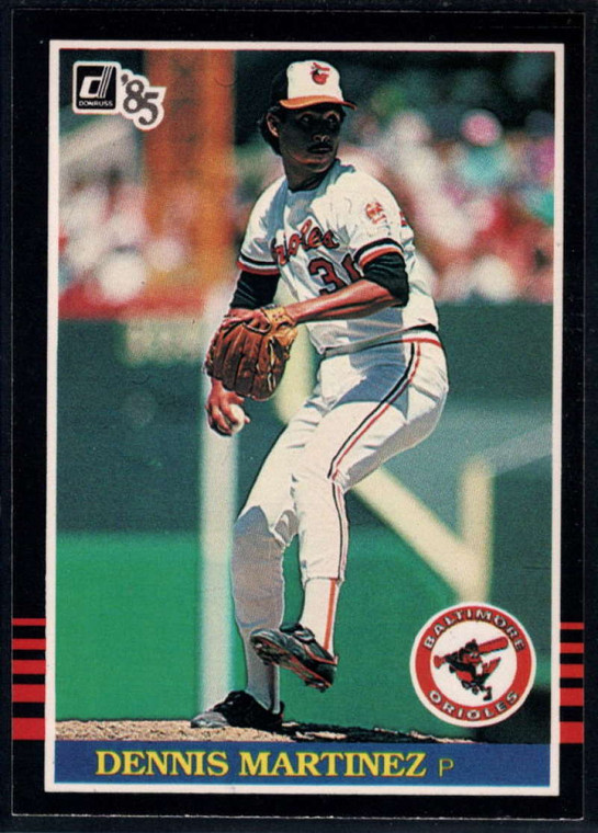 1985 Donruss #514 Dennis Martinez VG Baltimore Orioles 