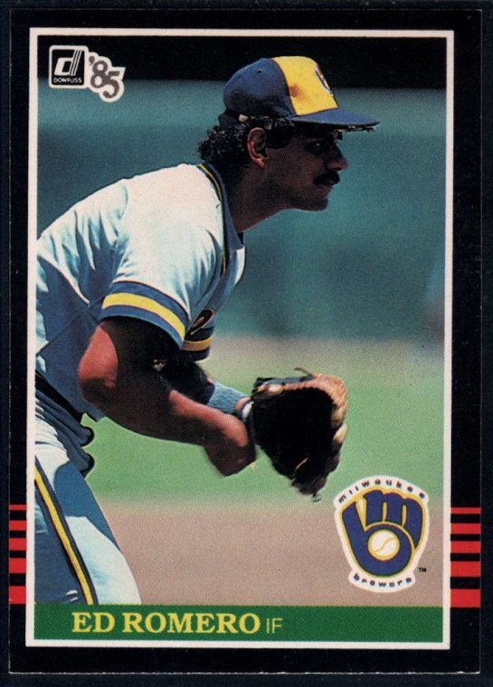 1985 Donruss #515 Ed Romero VG Milwaukee Brewers 