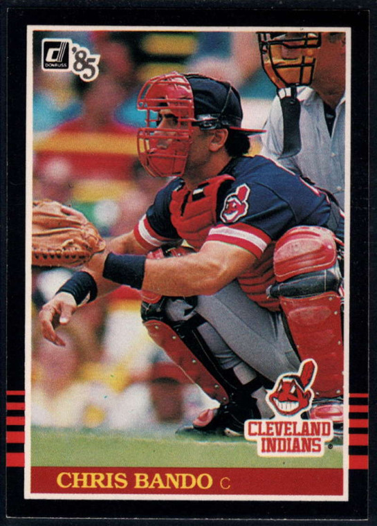 1985 Donruss #520 Chris Bando VG Cleveland Indians 