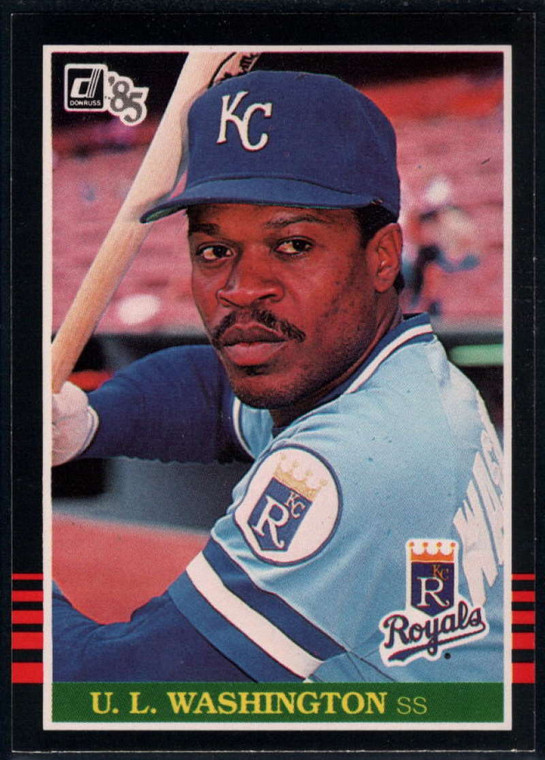 1985 Donruss #521 U.L. Washington VG Kansas City Royals 
