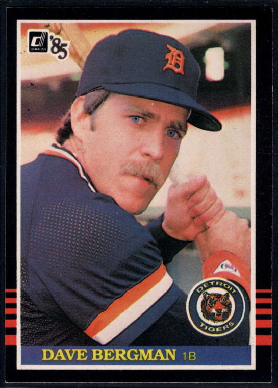 1985 Donruss #537 Dave Bergman VG Detroit Tigers 