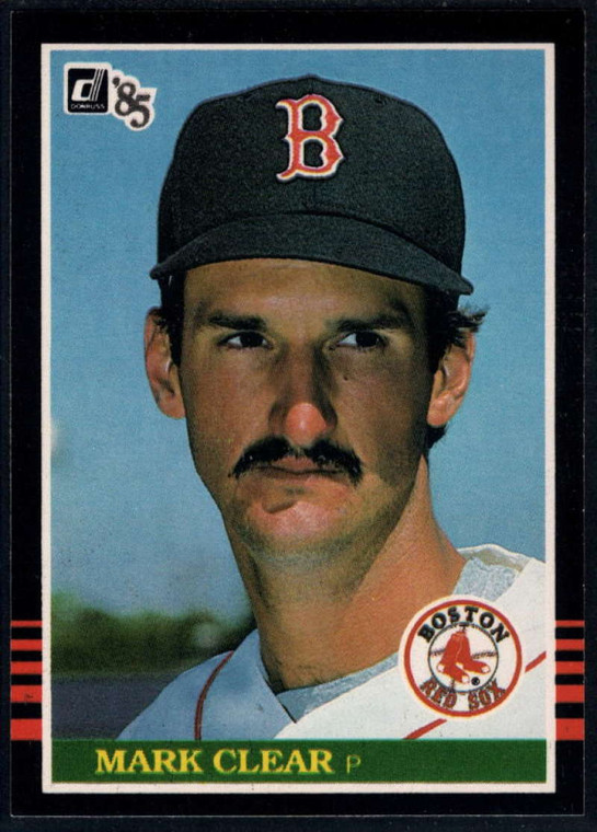 1985 Donruss #538 Mark Clear VG Boston Red Sox 