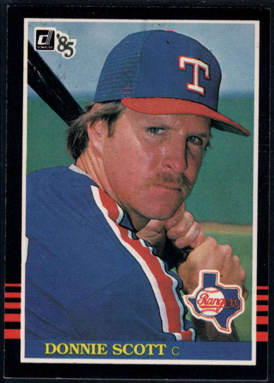 1985 Donruss #544 Donnie Scott VG Texas Rangers 