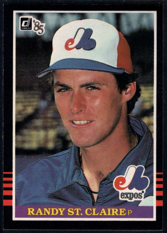 1985 Donruss #575 Randy St. Claire VG Montreal Expos 