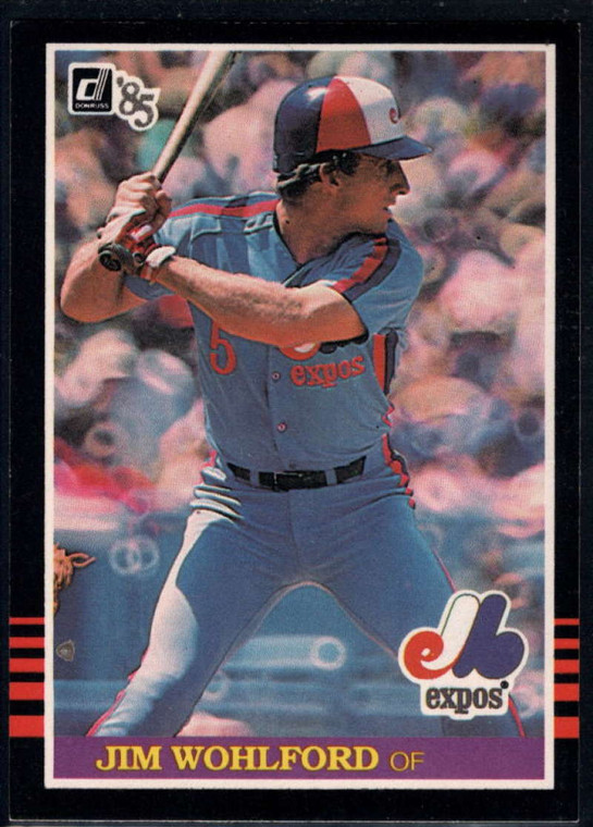 1985 Donruss #585 Jim Wohlford VG Montreal Expos 