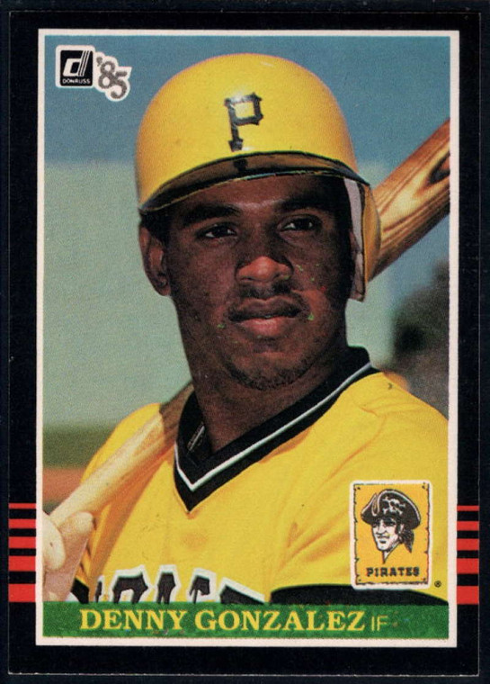 1985 Donruss #600 Denny Gonzalez VG RC Rookie Pittsburgh Pirates 