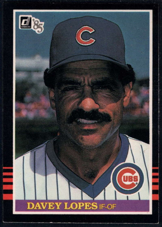 1985 Donruss #604 Davey Lopes VG Chicago Cubs 