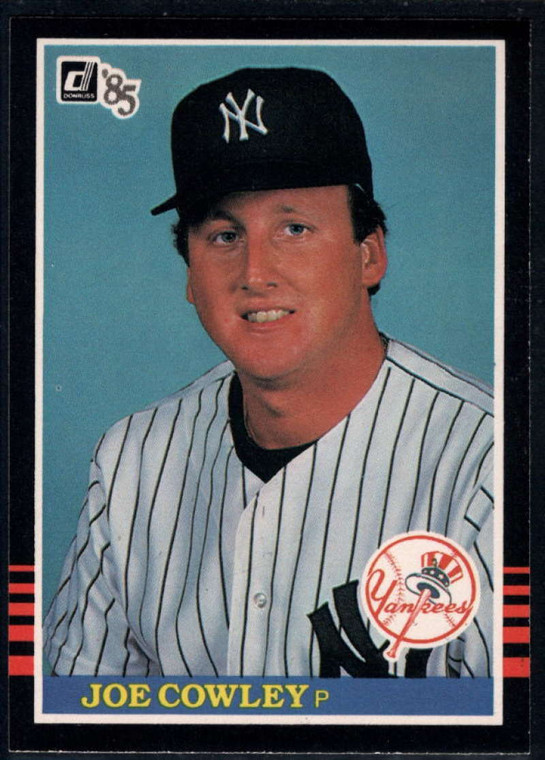 1985 Donruss #613 Joe Cowley VG New York Yankees 