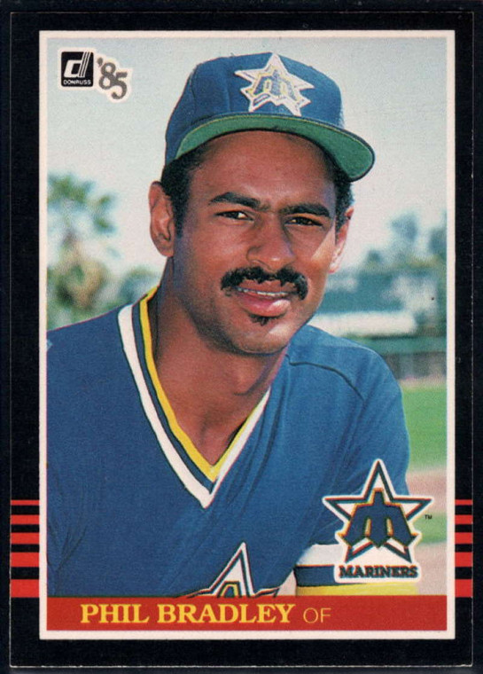 1985 Donruss #631 Phil Bradley VG RC Rookie Seattle Mariners 