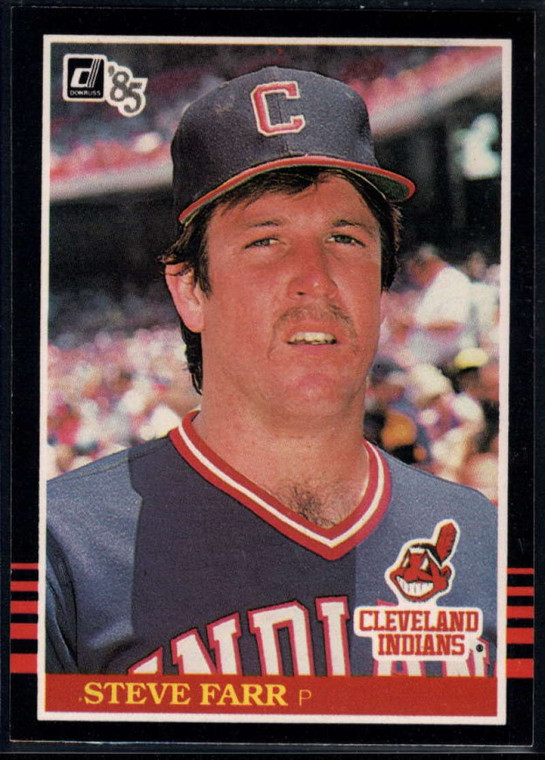1985 Donruss #653 Steve Farr VG RC Rookie Cleveland Indians 