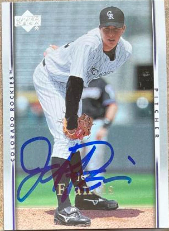 Jeff Francis Autographed 2007 Upper Deck #312