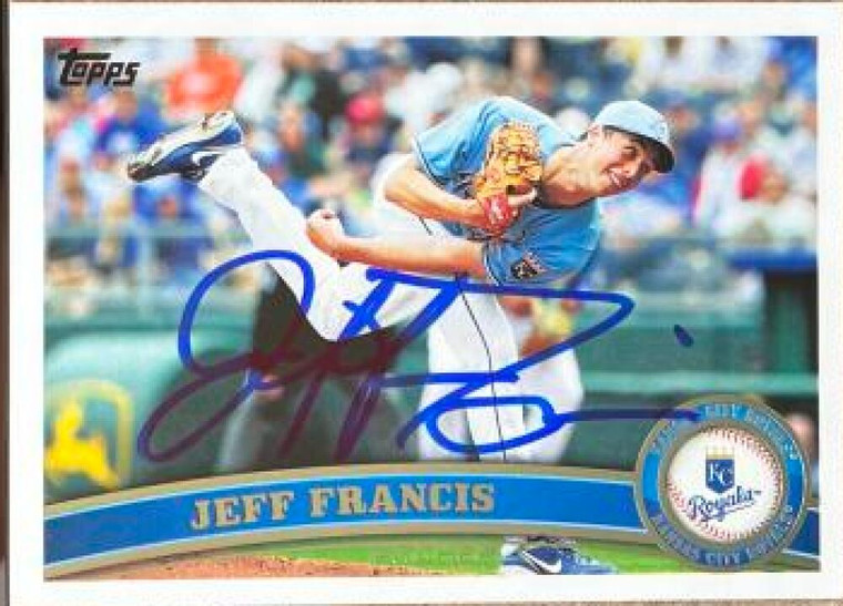 Jeff Francis Autographed 2011 Topps Update #US71