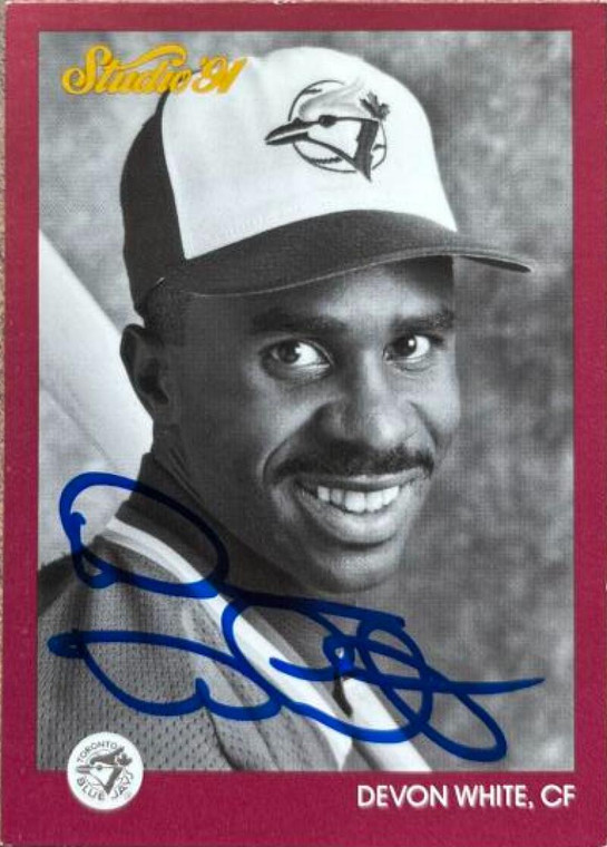 Devon White Autographed 1991 Studio #139