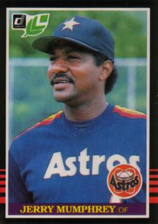1985 Donruss/Leaf #124 Jerry Mumphrey VG Houston Astros 