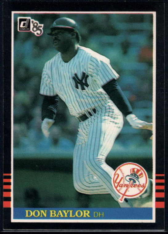 1985 Donruss #173 Don Baylor VG New York Yankees 