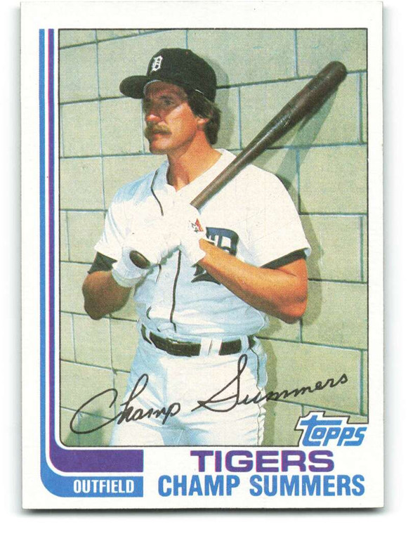 1982 Topps #369 Champ Summers VG Detroit Tigers 