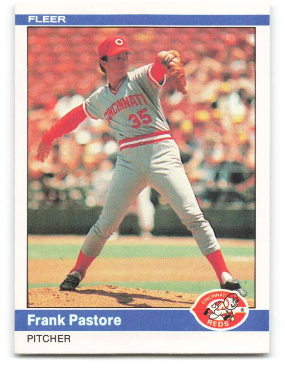 1984 Fleer #477 Frank Pastore VG Cincinnati Reds 
