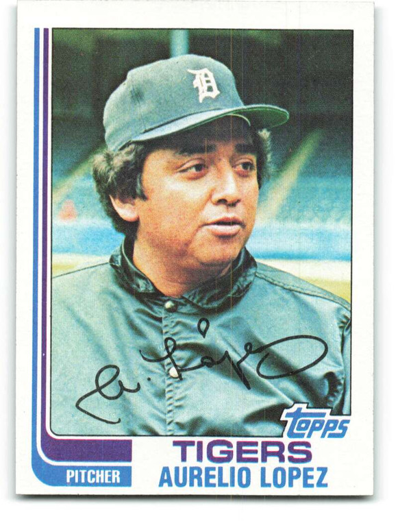 1982 Topps #728 Aurelio Lopez VG Detroit Tigers 