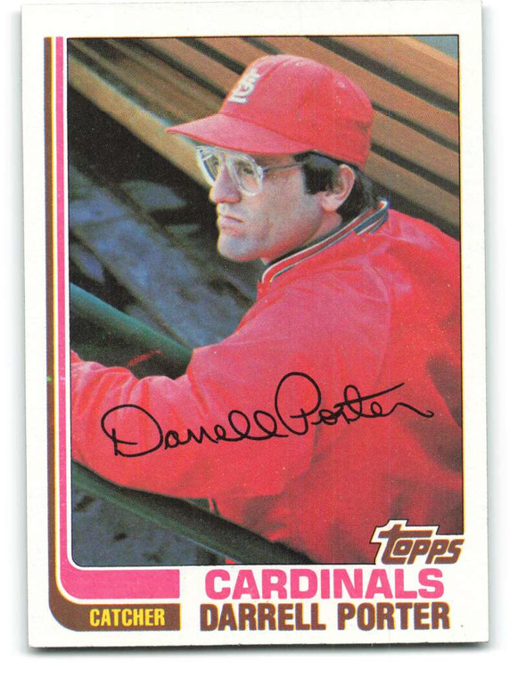 1982 Topps #447 Darrell Porter VG St. Louis Cardinals 