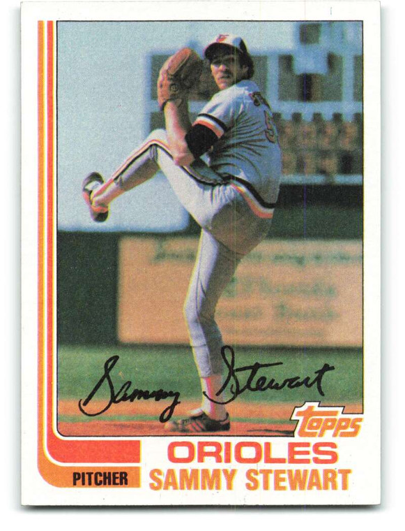 1982 Topps #679 Sammy Stewart VG Baltimore Orioles 