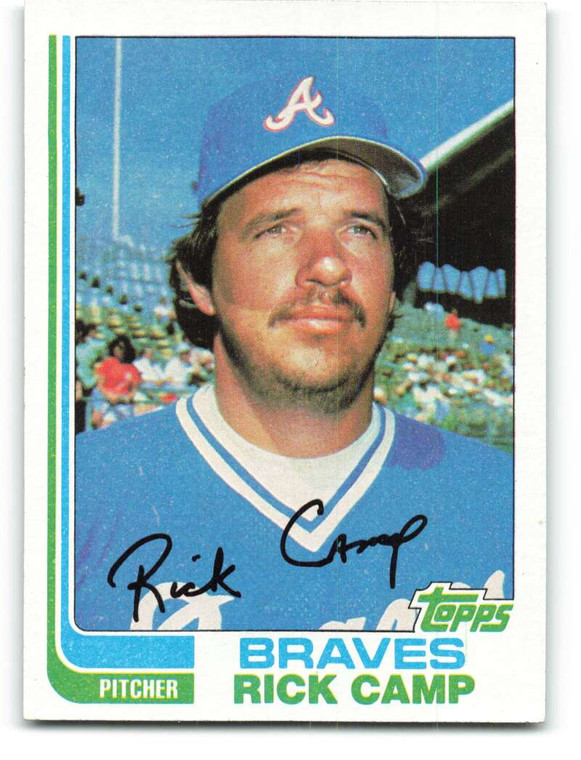 1982 Topps #637 Rick Camp VG Atlanta Braves 